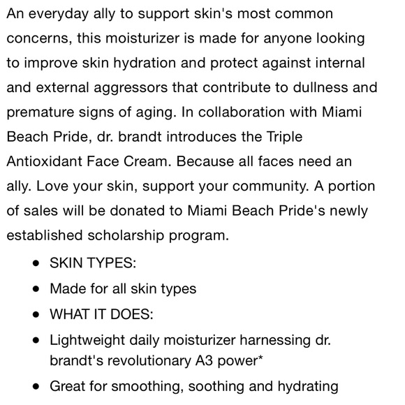 dr. brandt Triple Antioxidant Face Cream 1.7 oz - Picture 2 of 10